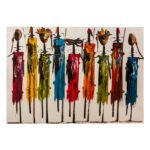 Αγόρασε ΠΙΝΑΚΑΣ ΚΑΜΒΑΣ COLORFUL AFRICAN ART HM7197.02 100X3X70 εκ. σε μοναδική τιμή στο clickforshop.gr