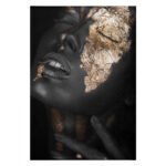 Αγόρασε ΠΙΝΑΚΑΣ ΚΑΜΒΑΣ DARK SKINNED GIRL WITH GOLD MAKEUP HM7196.01 50X3X70 εκ. σε μοναδική τιμή στο clickforshop.gr