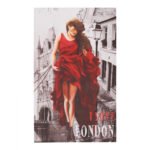 Αγόρασε ΠΙΝΑΚΑΣ ΚΑΜΒΑΣ LONDON WOMAN HM7155.05 120X70X2.5 εκ. σε μοναδική τιμή στο clickforshop.gr