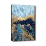 ΠΙΝΑΚΑΣ ΚΑΜΒΑΣ MARBLE EFFECT HM7196.02 50X3X70 εκ. - Image 3