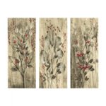 Αγόρασε ΠΙΝΑΚΑΣ ΤΡΙΠΤΥΧΟ MDF RED FLOWERS AND BERRIES HM7204.01 60x50x0