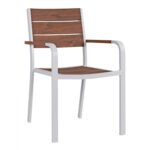Αγόρασε ΠΟΛΥΘΡΟΝΑ ΑΛΟΥΜΙΝΙΟΥ SAGA ΛΕΥΚΗ ΜΕ POLYWOOD HM5127.01 55x56x85Υ εκ. σε μοναδική τιμή στο clickforshop.gr