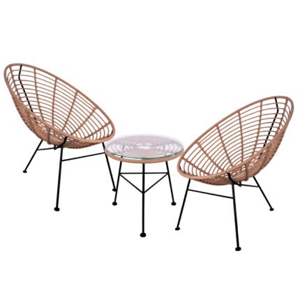 Αγόρασε ΣΕΤ ΕΞΩΤΕΡΙΚΟΥ ΧΩΡΟΥ 3ΤΜΧ ALLEGRA HM10335 ΜΠΕΖ WICKER-ΜΕΤΑΛΛΟ σε μοναδική τιμή στο clickforshop.gr