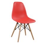 ΣΕΤ ΤΡΑΠΕΖΑΡΙΑ 5Τ ΤΡΑΠΕΖΙ MINIMAL 120x80x73 cm-TWIST ΚΟΚΚΙΝ HM10080.04 - Image 3