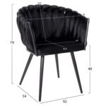 ΣΕΤ ΤΡΑΠΕΖΑΡΙΑΣ 5ΤΜΧ RAVEN HM12116.03 ΚΕΡΑΜΙΚΟ TOP ΜΑΥΡΟ ΜΑΡΜΑΡΟ--ΜΑΥΡΟ ΒΕΛΟΥΔΟ - Image 3