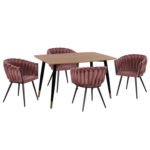 Αγόρασε ΣΕΤ ΤΡΑΠΕΖΑΡΙΑΣ 5ΤΜΧ ALIZA HM12122.01 MDF TOP ΣΕ ΦΥΣΙΚΟ--ΣΑΠΙΟ ΜΗΛΟ ΒΕΛΟΥΔΟ σε μοναδική τιμή στο clickforshop.gr