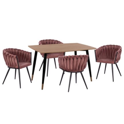Αγόρασε ΣΕΤ ΤΡΑΠΕΖΑΡΙΑΣ 5ΤΜΧ ALIZA HM12122.01 MDF TOP ΣΕ ΦΥΣΙΚΟ--ΣΑΠΙΟ ΜΗΛΟ ΒΕΛΟΥΔΟ σε μοναδική τιμή στο clickforshop.gr