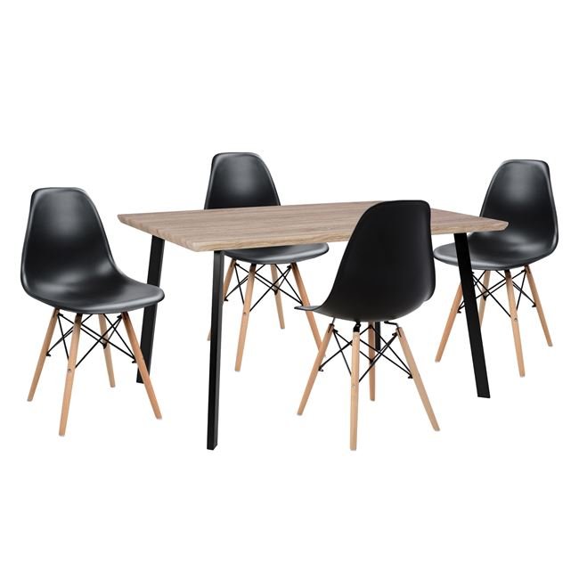 ΣΕΤ ΤΡΑΠΕΖΑΡΙΑΣ 5ΤΜΧ HM10346 ΤΡΑΠΕΖΙ 140x80x76 cm & 4 ΚΑΡΕΚΛΕΣ TWIST Αγόρασε ΣΕΤ ΤΡΑΠΕΖΑΡΙΑΣ 5ΤΜΧ HM10346 ΤΡΑΠΕΖΙ 140x80x76 cm & 4 ΚΑΡΕΚΛΕΣ TWIST σε μοναδική τιμή στο clickforshop.gr