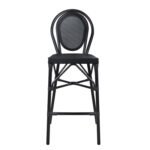 ΣΚΑΜΠΟ ΑΛΟΥΜΙΝΙΟΥ AZARIA HM5060 BAMBOO LOOK ΜΑΥΡΟ ΜΕ TEXTLINE 44x52x115Υεκ. - Image 2