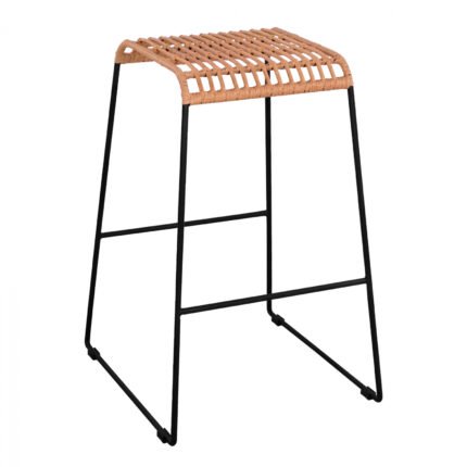Αγόρασε ΣΚΑΜΠΟ ΜΕΤΑΛΛΙΚΟ ALLEGRA HM5641 ΜΕ WICKER ΣΕ ΜΠΕΖ ΑΠΟΧΡΩΣΗ 49x50x76 εκ. σε μοναδική τιμή στο clickforshop.gr