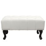 Αγόρασε ΤΑΜΠΟΥΡΕ ΥΠΟΠΟΔΙΟ T.CHESTERFIELD EMMA HM226.02 PU ΛΕΥΚΟ-ΜΑΥΡΑ ΠΟΔΙΑ 80x44x39Yεκ. σε μοναδική τιμή στο clickforshop.gr