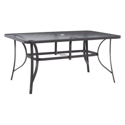 Αγόρασε ΤΡΑΠΕΖΙ BRUNO 150X90Χ75Υεκ. ΜΕΤΑΛΛΙΚΟ ΟΡΘΟΓΩΝΙΟ ΓΚΡΙ ΜΕ ΤΡΥΠΑ ΟΜΠΡΕΛΑΣ Φ38  HM5145.11 σε μοναδική τιμή στο clickforshop.gr