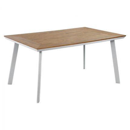 Αγόρασε ΤΡΑΠΕΖΙ ΑΛΟΥΜΙΝΙΟΥ TABER ΜΕ POLYWOOD HM5132.11 ΛΕΥΚΟ 160x92x72Υ σε μοναδική τιμή στο clickforshop.gr