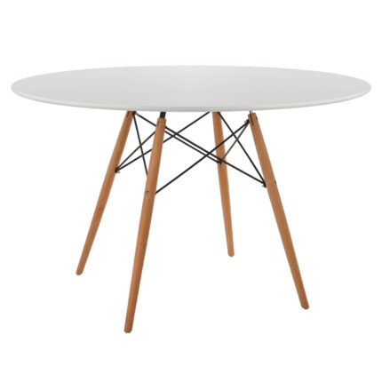 Αγόρασε ΤΡΑΠΕΖΙ MINIMAL ΣΤΡΟΓΓΥΛΟ HM8454.01 MDF ΣΕ ΛΕΥΚΟ-ΠΟΔΙΑ ΟΞΙΑΣ ΣΕ ΦΥΣΙΚΟ Φ120Χ75Υεκ. σε μοναδική τιμή στο clickforshop.gr