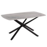 Αγόρασε ΤΡΑΠΕΖΙ ΤΡΑΠΕΖΑΡΙΑΣ ISKA HM18420 ΚΕΡΑΜΙΚΟ TOP ΣΕ ΛΕΥΚΟ/ΚΑΦΕ ΜΑΡΜΑΡΟ 160x90x79Υεκ σε μοναδική τιμή στο clickforshop.gr