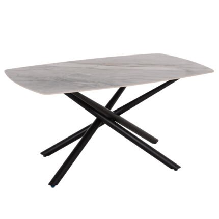 Αγόρασε ΤΡΑΠΕΖΙ ΤΡΑΠΕΖΑΡΙΑΣ ISKA HM18420 ΚΕΡΑΜΙΚΟ TOP ΣΕ ΛΕΥΚΟ/ΚΑΦΕ ΜΑΡΜΑΡΟ 160x90x79Υεκ σε μοναδική τιμή στο clickforshop.gr