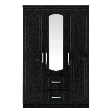 Βρες το Ντουλάπα ArteLibre PROTEA Μαύρο Μοριοσανίδα 120x50x195cm σε μοναδική τιμή στο clickforshop.gr