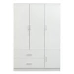 Βρες το Ντουλάπα ArteLibre TUBEROSA Λευκό Μοριοσανίδα 120x50x180cm σε μοναδική τιμή στο clickforshop.gr