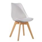 Βρες το Καρέκλα ArteLibre GROUGH Λευκό PP/PU/Ξύλο 49x56x83cm σε μοναδική τιμή στο clickforshop.gr
