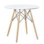 Βρες το Τραπέζι ArteLibre RAPTOR Λευκό MDF/Ξύλο Φ80x74cm σε μοναδική τιμή στο clickforshop.gr