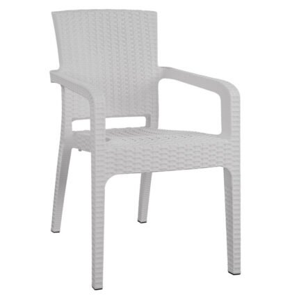 Βρες το Καρέκλα Κήπου ArteLibre Λευκό Rattan 58x55x87cm σε μοναδική τιμή στο clickforshop.gr