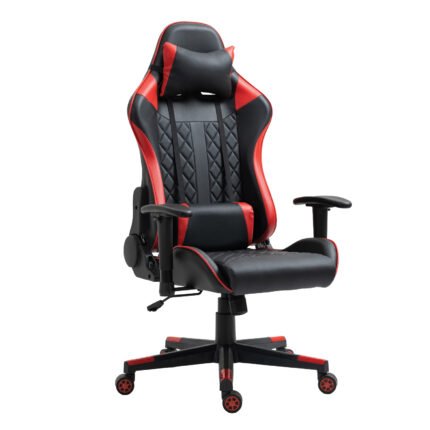 Βρες το Καρέκλα Γραφείου ArteLibre Gaming ENNIS Κόκκινο/Μαύρο PVC 70x55x122-131cm σε μοναδική τιμή στο clickforshop.gr