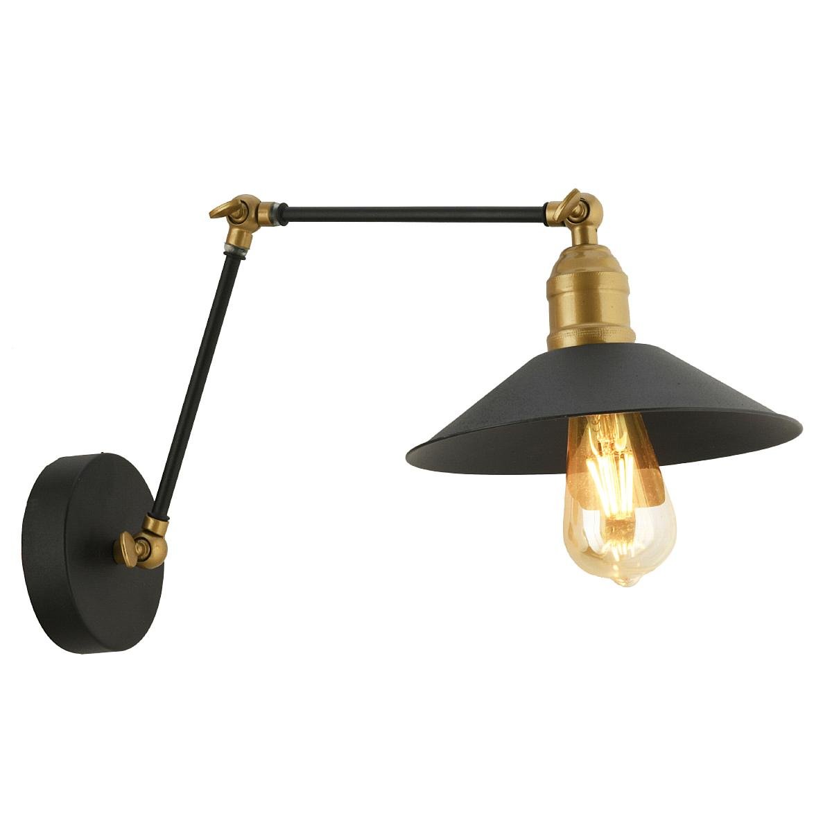 Φωτιστικό Τοίχου ArteLibre PEY Μαύρο Μέταλλο Φ23x22-45cm Βρες το Φωτιστικό Τοίχου ArteLibre PEY Μαύρο Μέταλλο Φ23x22-45cm σε μοναδική τιμή στο clickforshop.gr