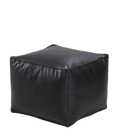 Βρες το Πουφ ArteLibre BAHITI Μαύρο Δέρμα 45x45x33cm σε μοναδική τιμή στο clickforshop.gr