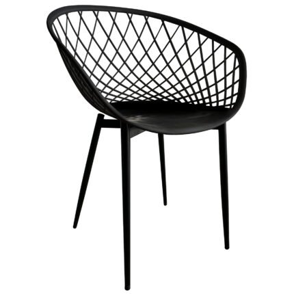 Βρες το Καρέκλα Κήπου ArteLibre BALI Μαύρο PP/Μέταλλο 62x42x82cm σε μοναδική τιμή στο clickforshop.gr