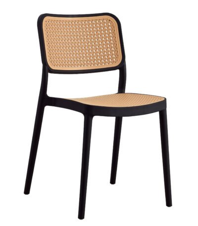 Βρες το Καρέκλα Κήπου ArteLibre CAYMAN Μαύρο/Μπεζ PP 52.5x51x80cm σε μοναδική τιμή στο clickforshop.gr