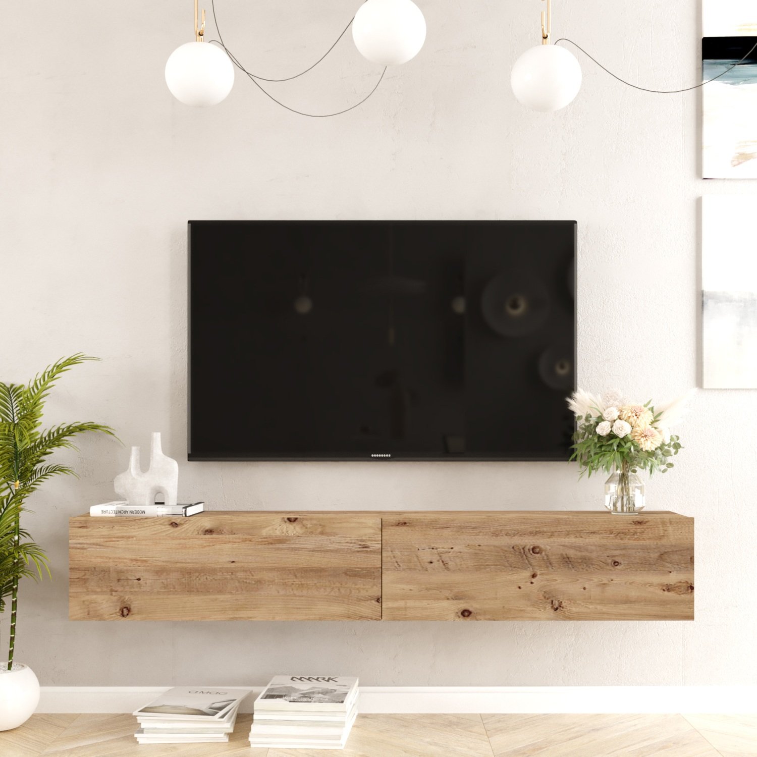 Έπιπλο Τηλεόρασης ArteLibre KENT Πεύκο Μοριοσανίδα 180x31.6x29.6cm Βρες το Έπιπλο Τηλεόρασης ArteLibre KENT Πεύκο Μοριοσανίδα 180x31.6x29.6cm σε μοναδική τιμή στο clickforshop.gr