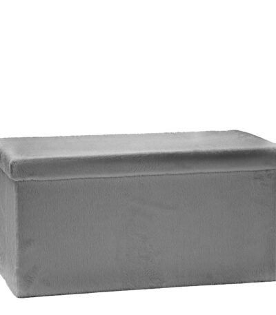 Βρες το Πουφ Αναδιπλούμενο Γκρι Velure 76x38cm σε μοναδική τιμή στο clickforshop.gr