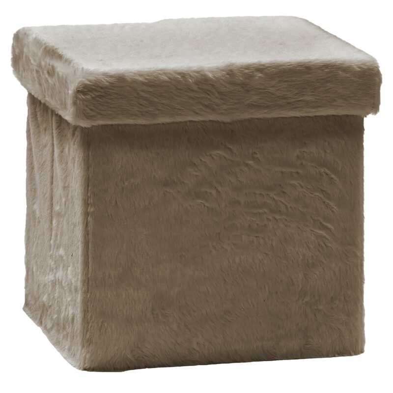 Βρες το Πουφ Αναδιπλούμενο Τόρτορα Velure 38x38cm σε μοναδική τιμή στο clickforshop.gr