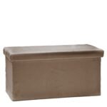 Βρες το Πουφ Αναδιπλούμενο Τόρτορα Velure 76x38cm σε μοναδική τιμή στο clickforshop.gr