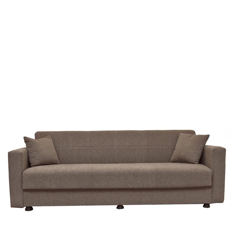 Βρες το Καναπές Κρεβάτι ArteLibre AMETHYST Τριθέσιος Cappuccino 214x78x78cm σε μοναδική τιμή στο clickforshop.gr