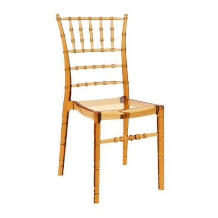 Αγόρασε CHIAVARI AMBER TRANSPARENT(Σ4)KAPEKΛA 45X51X91εκ. σε μοναδική τιμή στο clickforshop.gr