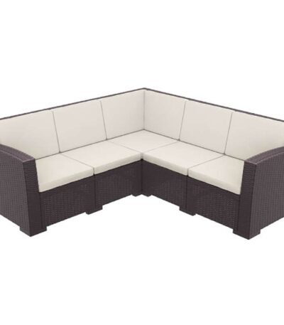 Αγόρασε MONACO BROWN ΓΩΝΙΑ ΜΕ ΜΑΞΙΛΑΡΙ ΠΟΛ/ΝΙΟΥ 207X207X79εκ. σε μοναδική τιμή στο clickforshop.gr