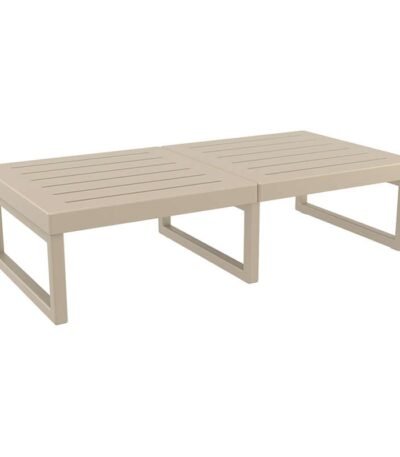 Αγόρασε MYKONOS ΤΡΑΠΕΖΙ TAUPE 130X65X33εκ. ΠΟΛ/ΝΙΟΥ σε μοναδική τιμή στο clickforshop.gr