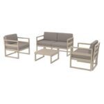 Αγόρασε MYKONOS SET 2ΘΕΣ.TAUPE/ΜΑΞ. L.BROWN(2ΘΕΣ.+2ΠΟΛ.+ΤΡΑΠ 65εκ.) σε μοναδική τιμή στο clickforshop.gr