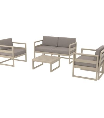 Αγόρασε MYKONOS SET 2ΘΕΣ.TAUPE/ΜΑΞ. L.BROWN(2ΘΕΣ.+2ΠΟΛ.+ΤΡΑΠ 65εκ.) σε μοναδική τιμή στο clickforshop.gr