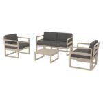 Αγόρασε MYKONOS SET 2ΘΕΣ.TAUPE/ΜΑΞ. DARK GREY(2ΘΕΣ.+2ΠΟΛ.+ΤΡΑΠ 65εκ.) σε μοναδική τιμή στο clickforshop.gr