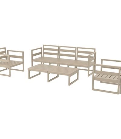 Αγόρασε MYKONOS SET 3ΘΕΣ.TAUPE ΧΩΡΙΣ ΜΑΞ.(3ΘΕΣ.+2ΠΟΛ.+ΤΡΑΠ 130εκ.) σε μοναδική τιμή στο clickforshop.gr