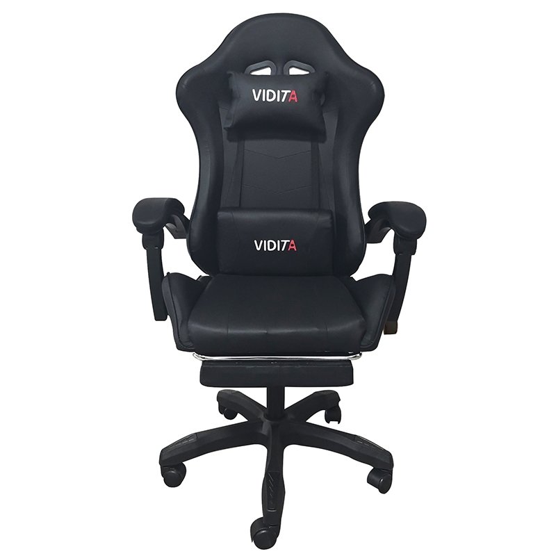 Αγόρασε A6060 ΜΑΥΡΟ ΠΟΛΥΘΡΟΝΑ GAMING/ΜΕ ΥΠΟΠΟΔΙΟ 64X62X113-121εκ. σε μοναδική τιμή στο clickforshop.gr