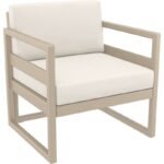 Αγόρασε MYKONOS ΠΟΛΥΘΡΟΝΑ TAUPE ΜΕ ΜΑΞ. 73X72X75εκ. ΠΟΛ/ΝΙΟΥ σε μοναδική τιμή στο clickforshop.gr