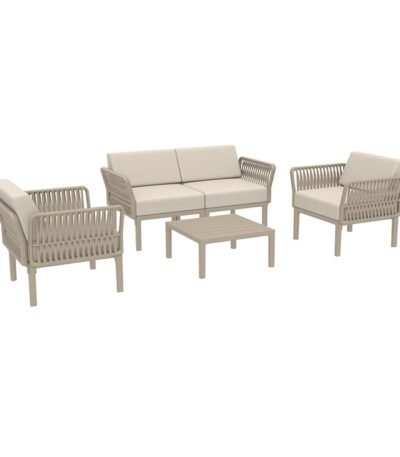 Αγόρασε PORTOFINO LOUNGE SET 2ΘΕΣ.TAUPE/ΜΑΞ. BEIGE(2ΘΕΣ.+2ΠΟΛ.+ΤΡΑΠ 33εκ.) σε μοναδική τιμή στο clickforshop.gr