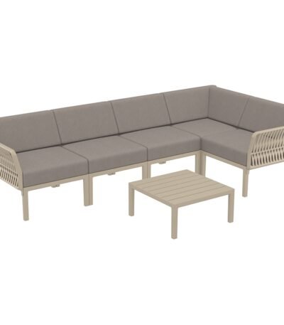 Αγόρασε PORTOFINO LOUNGE SET ΓΩΝΙΑ TAUPE/ΜΑΞ. LIGHT BROWN(+ΤΡΑΠ.33εκ.) σε μοναδική τιμή στο clickforshop.gr