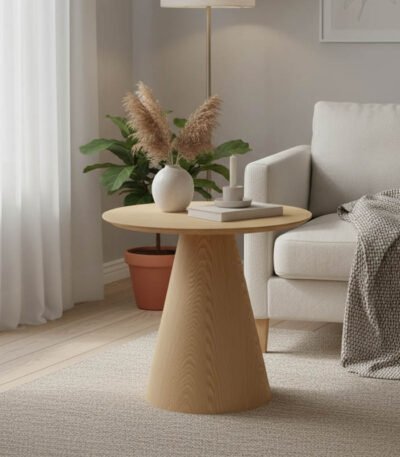 Βρες το Βοηθητικό τραπέζι Donda pakoworld mdf-μέταλλο sonoma Φ45x46εκ σε μοναδική τιμή στο clickforshop.gr