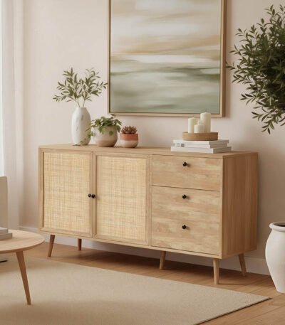 Βρες το Μπουφές Oslo pakoworld sonoma 150x39x79εκ σε μοναδική τιμή στο clickforshop.gr