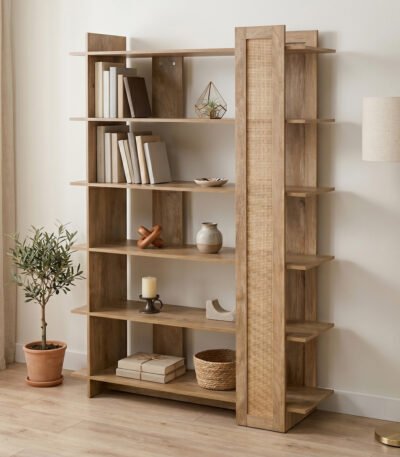 Βρες το Βιβλιοθήκη Oslo pakoworld sonoma 100x32x146.5εκ σε μοναδική τιμή στο clickforshop.gr