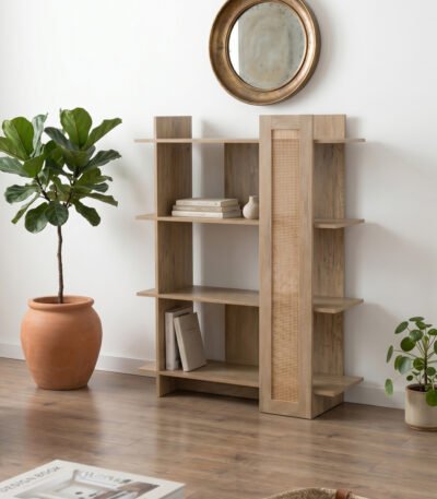 Βρες το Βιβλιοθήκη Oslo pakoworld sonoma 75x32x95εκ σε μοναδική τιμή στο clickforshop.gr